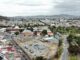 Vista aérea de la construcción de lo que sería el nuevo centro comercial. Foto: Oscar Sánchez